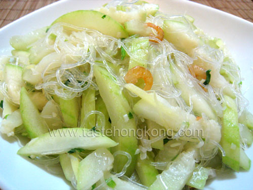 Fuzzy Melon in Dried Shrimp and Bean Threads