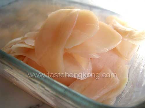 Pickled Ginger in Natural Pink