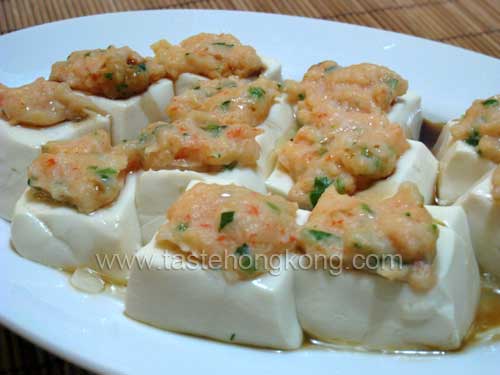 Steamed Stuffed Tofu