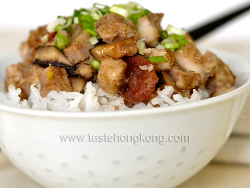 Taro or Yam Rice with Chinese Sausage