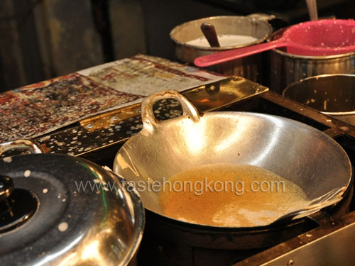 Wok fried pancake