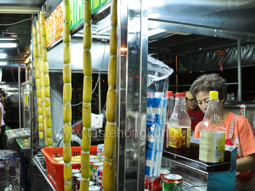 Fresh sugar cane juice