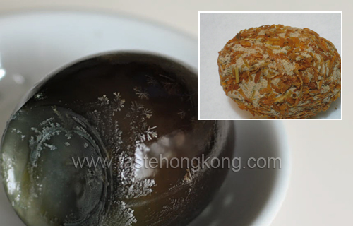 Century Egg with Clay and Shelled