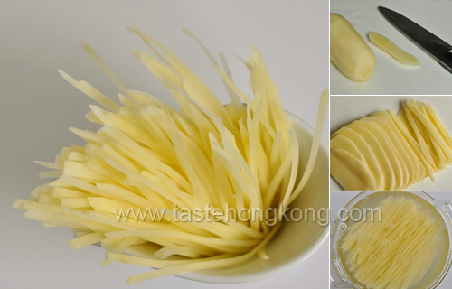 Hot and Sour Potato Shreds  Hong Kong Food Blog with Recipes