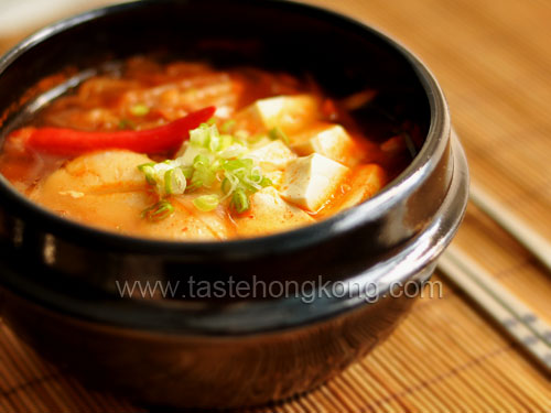 Spicy Tofu Soup with Scallops – Korean Style