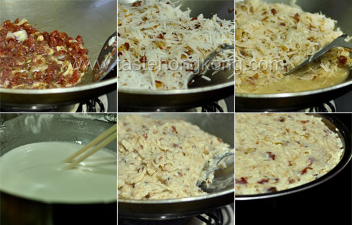 Turnip Cake Step by Step