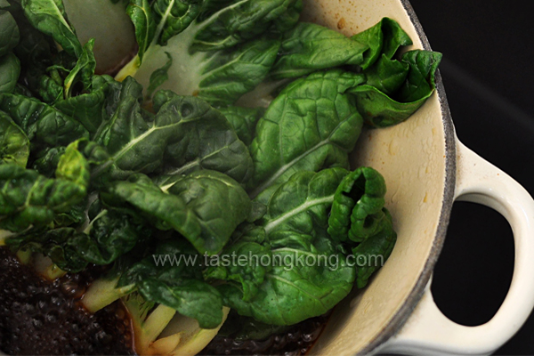 Braising Bok Choy