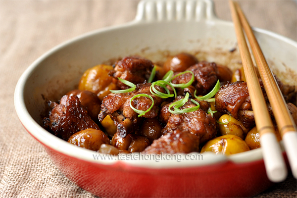 Braised Chinese Chestnuts Chicken