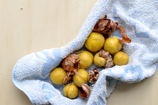 Skinned Chestnuts