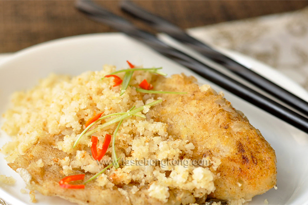 Fish Fillet with Soy Bean Crumbs 豆酥魚