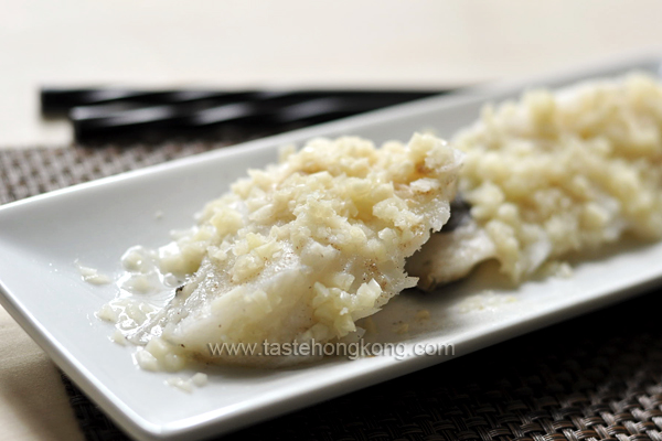 Steamed Halibut with Chili Bean Sauce