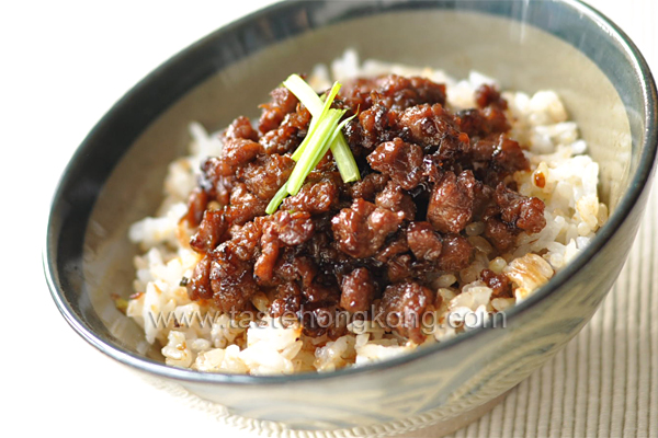 Pork Sauce Rice, a Taiwan Snack