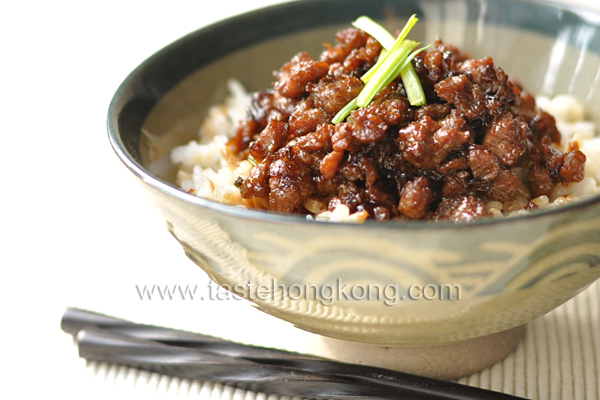 Pork Sauce Rice, a Taiwan Snack