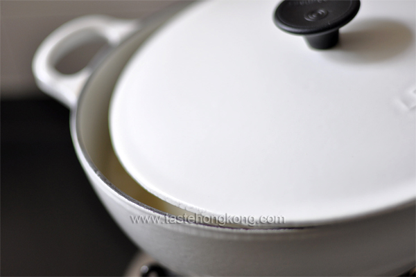 Boiling Soy Milk in Pot