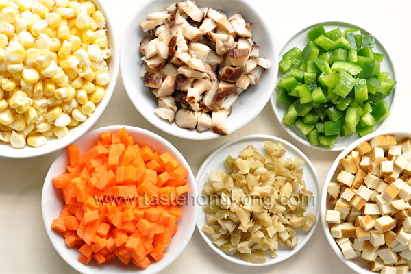 Ingredients for Stir-Fried Corn