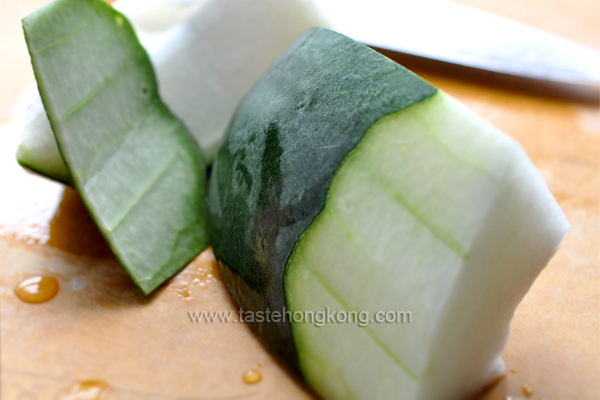 Peeling Winter Melon