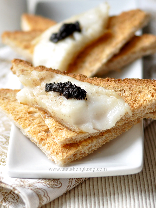 Fish Fillet Toast with Black Truffle Paste