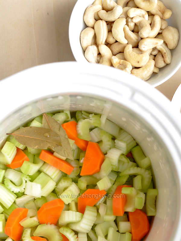 Simple Celery-Cashew Broth