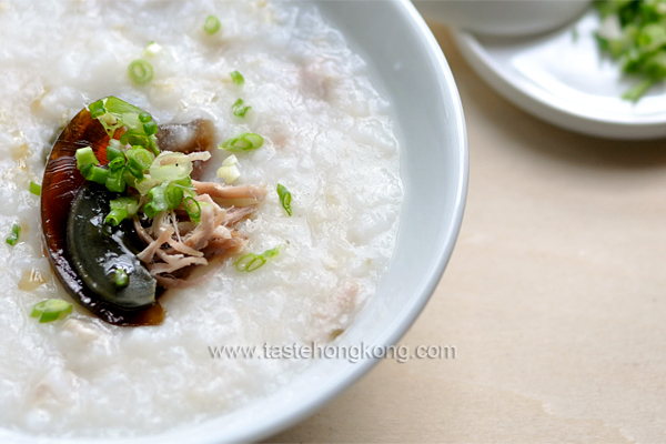 Congee with Salted Pork and Century Egg