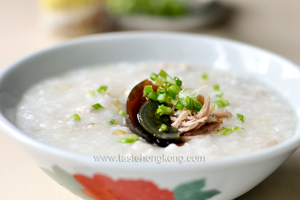 Congee with Salted Pork and Century Egg