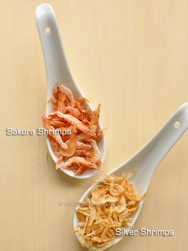 Dried Sakura Shrimp and Silver Shrimp