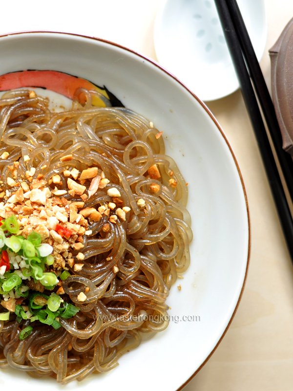 Easy Hot and Sour Sweet Potato Noodles, Chinese Sichuan (Szechuan) Style