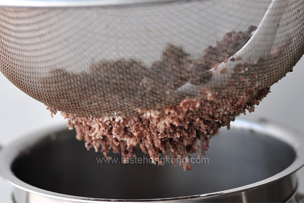 Straining Red Bean Paste