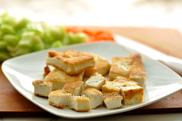 Spicy Tofu Stir-fry, Vegetarian Style