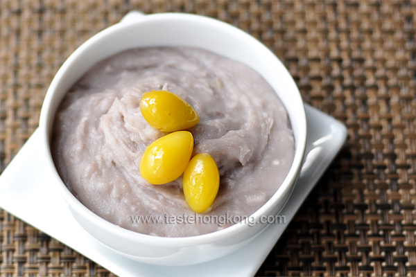 Taro or Yam Paste with Coconut Oil, Teochew (Chiu Chow) and Vegetarian Style