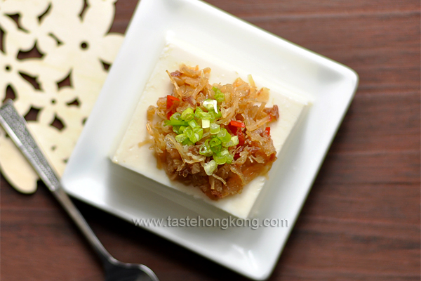 Homemade XO Sauce with Cold Tofu