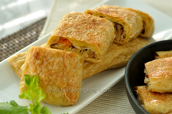 Yuba Wraps (Beancurd Sheet Rolls) – a Traditional Chinese Vegetarian Dish