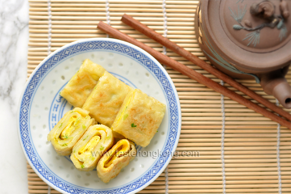 Egg Pancake Rolls, Chinese and Taiwanese Breakfast