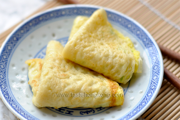 Egg Pancake Rolls, Chinese and Taiwanese Breakfast