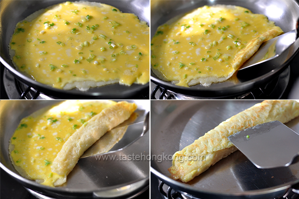 Egg Pancake Rolls, Chinese and Taiwanese Breakfast
