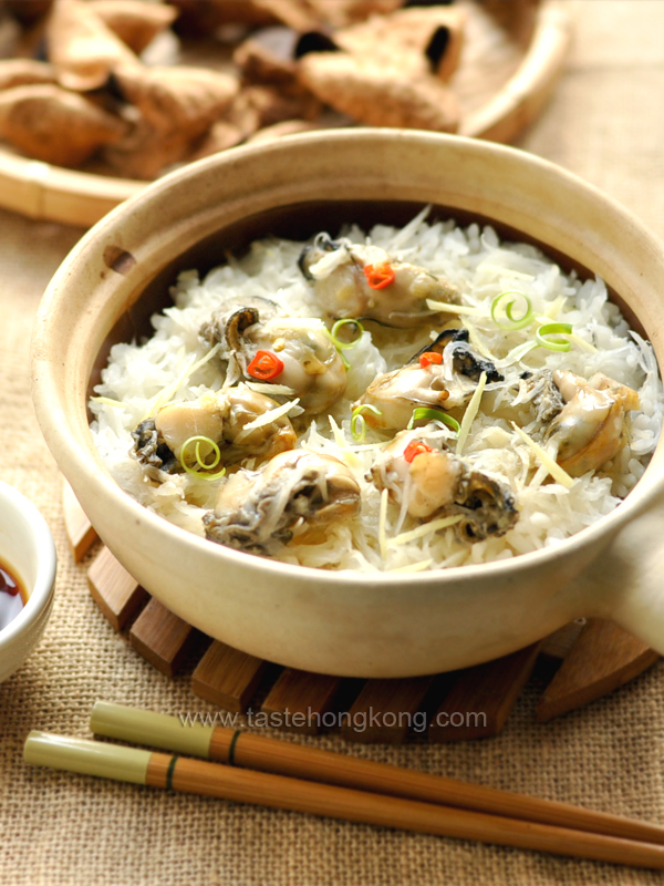 Oyster Rice with Radish and White Peppers