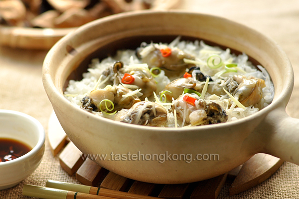 Oyster Rice with Radish and White Peppers