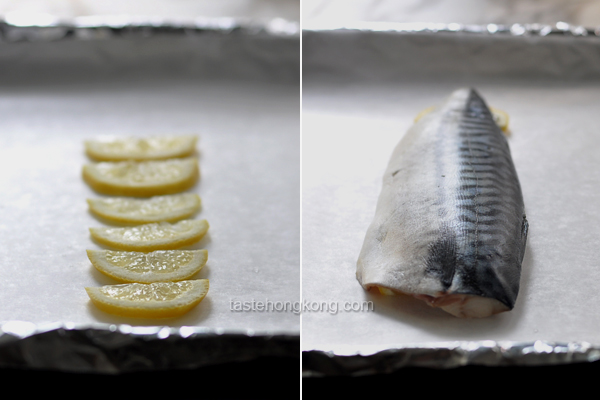 Salt Grilled Mackerel (Saba Shioyaki) and a Daikon Sauce, Japanese Style