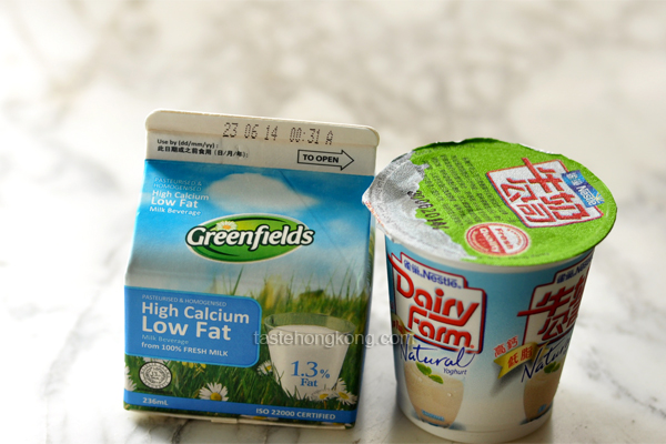 Store-bought Milk and Yogurt