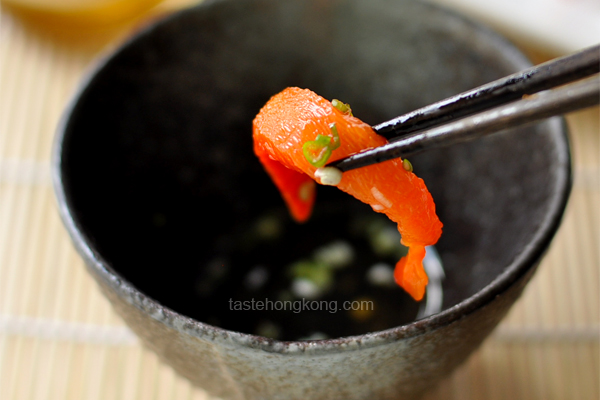 How to Oven-Roast Bell Pepper, and Tweak it into Sashimi, Vegetarian