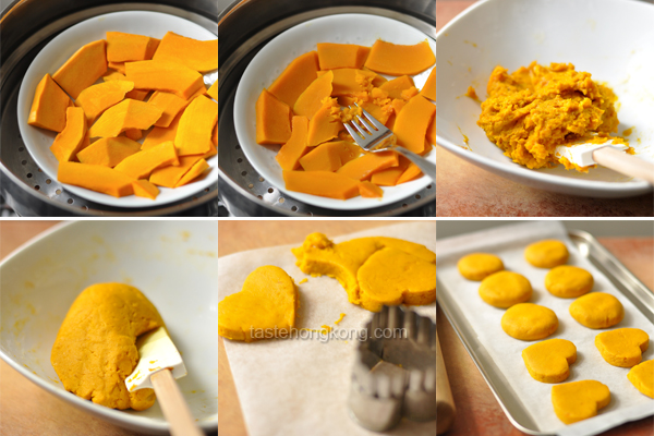 How to Make Mini Pumpkin Sweet Rice Pancake, Step-by-Step
